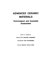 <em>Advanced</em> ceramic materials：Technological and Economic Assessment