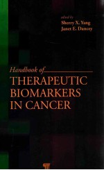 Handbook <em>of</em> Therapeutic Biomarkers <em>in</em> Cancer