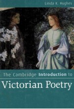 The Cambridge <em>introduction</em> <em>to</em> Vic<em>to</em>rian poetry