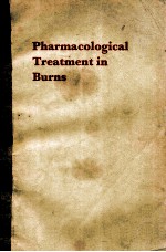 pharmacological treatment <em>in</em> burns