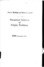 Numerical Solution <em>of</em> Elliptic <em>Problems</em>