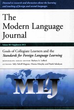 the modern <em>language</em> journal <em>volume</em> 98  supplement 2014