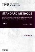 STANARD <em>METHODS</em> FOR <em>ANALYSIS</em> AND TESTING <em>OF</em> PETROLEUM AND RELATED PRODUCTS AND BRITISH STANDARD 2000