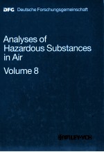 <em>A</em>N<em>A</em>LYSES OF H<em>A</em>Z<em>A</em>RDOUS SUBST<em>A</em>NCES <em>IN</em> <em>A</em>IR <em>VOLUME</em> 8