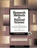 RESE<em>A</em>RCH METHODS IN POLITIC<em>A</em>L SCIENCE  <em>A</em>N <em>INTRODUCTION</em> USING MICROC<em>A</em>SE  <em>SECOND</em> <em>EDITION</em>