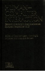 HUMAN-COMPUTER INTERACTION RESEARCH DIRECTIONS IN COGNIVE <em>SCIENCE</em> EUROPEAN PERSPECTIVES VOL.3