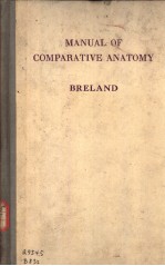 <em>MANUAL</em> <em>OF</em> COMPARATIVE ANATOMY