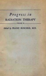 progress in <em>radiation</em> <em>therapy</em> volume iii