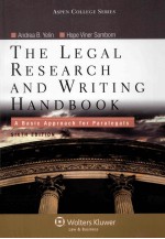 THE LEGAL RESEARCH AND WRITING <em>HANDBOOK</em>  A BASIC APPROACH FOR PARALEGALS