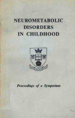 NEUROMETABO<em>LI</em>C DISORDERS IN CHI<em>LD</em>HOOD