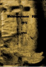 MULTI<em>CO</em>MPONENT FIBERS 1971 THIRTY-FIVE DOLLARS