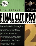 VISUAL QUICKPRO <em>GUIDE</em> FINAL CUT PRO 2 FOR MACINTOSH