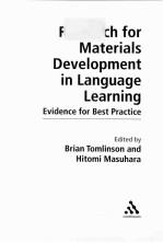 <em>RESEARCH</em> FOR MATERIALS DEVELOPMENT <em>IN</em> LANGUAGE LEARN<em>IN</em>G  EVIDENCE FOR BEST PRACTICE