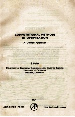 COMPUTATIONAL <em>METHODS</em> IN OPTIMIZATION A UNIFIED APPROACH