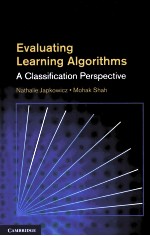 EVALUATING LEARNING <em>ALGORITHMS</em>  A CLASSIFICATION PERSPECTIVE