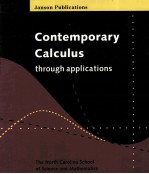 CONTEMPORARY CALCULUS <em>THROUGH</em> APPLICATION