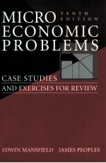 MICROECONOMIC PROVLEMS CASE STUDIES <em>AND</em> EXERCISES <em>FOR</em> RIVIEW