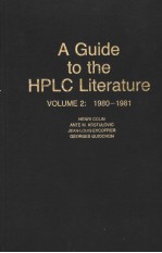 <em>A</em> <em>Guide</em> <em>to</em> <em>the</em> HPLC Liter<em>a</em>ture
