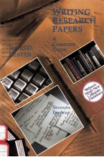 WRITING RESEARCH PAPERS A COMPLETE GUIDE SE<em>V</em>ENTH EDITION