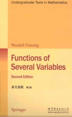 FUNCTIONS OF SEVERAL VARIABLES  2ND <em>EDITION</em>