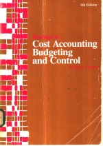 Cost Accounting Budgeting and <em>Control</em>