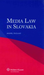 MEDIA LAW <em>IN</em> SLOVAKIA ANDREJ SKOLKAY