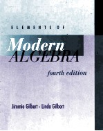 ELEMENTS <em>OF</em> MODERN ALGEBRA <em>FOURTH</em> <em>EDITION</em>
