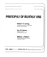 <em>PRINCIPLES</em> OF BUSINESS LAW