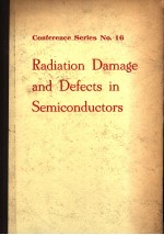 Radiation Damage and Defects <em>in</em> Semiconductors