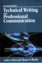 TECHNICAL WRITIONG AND PROFESSIONAL <em>COMMUNICATION</em>