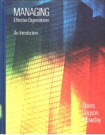 Managing <em>Effective</em> Organizations