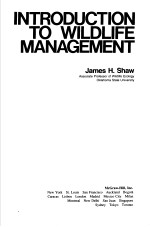 <em>INTRODUCTION</em> <em>TO</em> WILDLIFE MANAGEMENT
