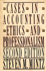 CASES IN ACCOUNTING ETHICS AND P<em>R</em>OFESSIONALISM