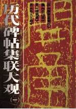 <em>历代</em>碑帖集联大观  1