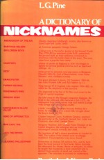 <em>A</em> DICTION<em>A</em>RY <em>OF</em> NICKN<em>A</em>MES