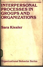 <em>In</em>terpersonal Processes <em>in</em> Groups <em>and</em> Organizations