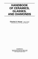 HANDBOOK OF <em>CERAMICS</em> GLASSES AND DIAMONDS