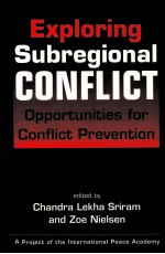 <em>EXPLORING</em> SUBREGIONAL CONFLICT OPPORTUNITIES FOR CONFLICT PREVENTION