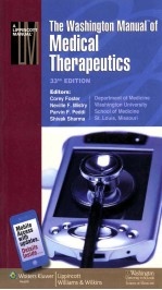 <em>THE</em> WASHINGTON MANUAL <em>OF</em> <em>MEDICAL</em> <em>THE</em>RAPEUTICS 33RD <em>EDITION</em>