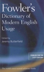 fowler's dictionary <em>of</em> modern english usage  <em>fourth</em> dition