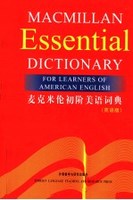 MACMILLAN Essential <em>FOR</em> LEARNERS <em>OF</em> AMERICAN ENGLISH