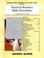 BUSINESS <em>MATH</em> HANDBOOKS AND STUDY GUIDE TO ACCOMPANY PRACTICAL BUSINESS <em>MATH</em> PROCEDURES SEVENTH EDIT