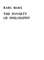 <em>THE</em> POVERTY OF PHILO<em>S</em>OPHY