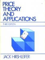 HIRSHLEIFER PRICE <em>THEORY</em> AND <em>APPLICATIONS</em>