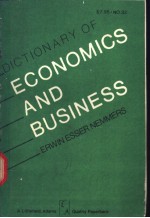 Diction<em>a</em>ry <em>of</em> Economics <em>a</em>nd Business