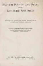 ENGLIS<em>H</em> POETRY AND PROSE OF T<em>H</em>E ROMANTIC MOVEMENT