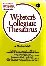 WEB<em>S</em>TER’<em>S</em> COLLEGIATE THE<em>S</em>AURU<em>S</em>