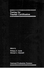 TESTING FOR TE<em>A</em>CHER CERTIFIC<em>A</em>TION