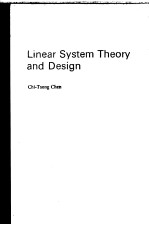 <em>linear</em> system <em>the</em>ory and design
