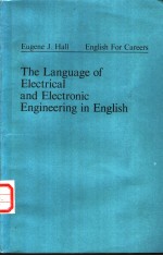 The Language <em>of</em> Electrical and Electronic Eng<em>in</em>eer<em>in</em>g <em>in</em> English